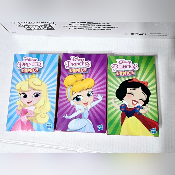 Disney Princess Hasbro Comics ,Doll Set with 9 Figures,Bases,Display Castle - Picture 5 of 12